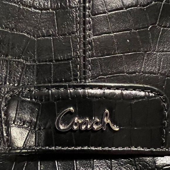 Coach black leather wristlet in excellent condition - Picture 9 of 14